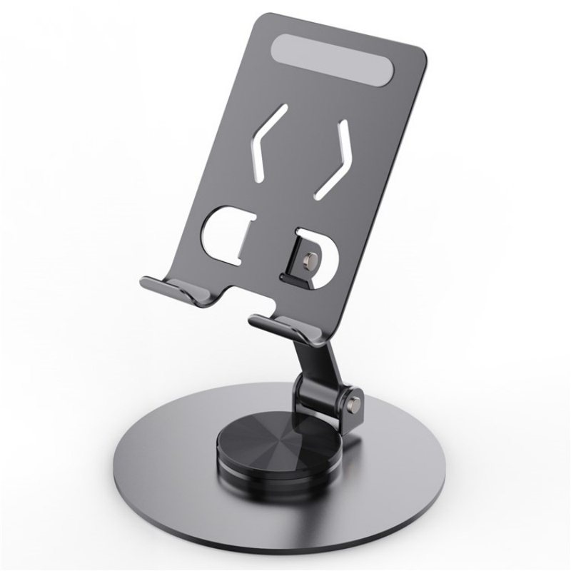 YY-027 360 Degree Rotation Foldable Desktop Phone Tablet Holder(Grey)