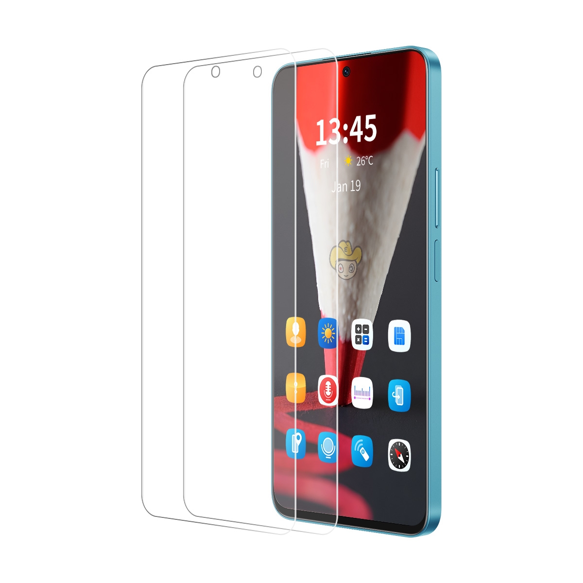 For Samsung Galaxy S24 FE 5G 2pcs ENKAY 9H Big Arc Edge High Aluminum-silicon Tempered Glass Film For Samsung Galaxy S24 FE 5G 2pcs ENKAY 9H Big Arc Edge High Aluminum-silicon Tempered Glass Film