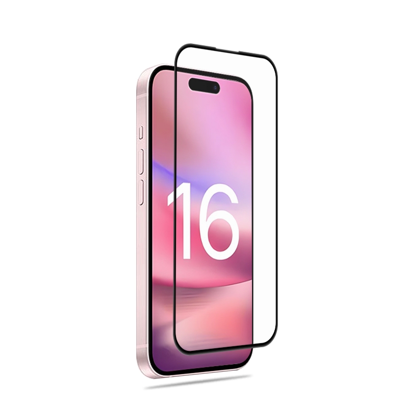 For iPhone 16 mocolo 2.5D Full Glue Full Cover Tempered Glass Film For iPhone 16 mocolo 2.5D Full Glue Full Cover Tempered Glass Film