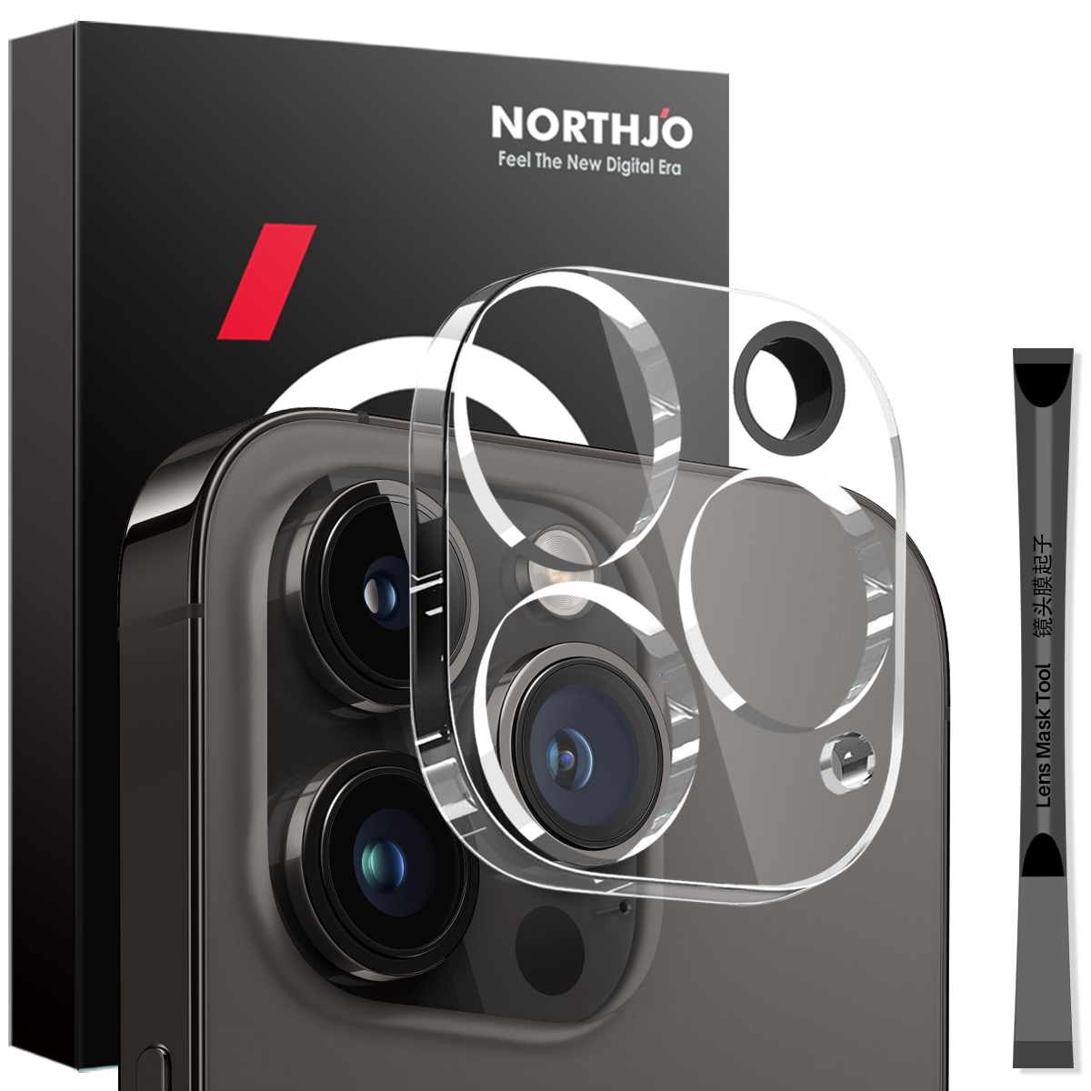 For iPhone 14 Pro / 14 Pro Max NORTHJO Camera Lens Protector 3D HD Tempered Glass Film(Clear) For iPhone 14 Pro / 14 Pro Max NORTHJO Camera Lens Protector 3D HD Tempered Glass Film(Clear)