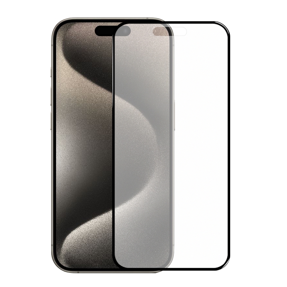 For iPhone 15 Pro NORTHJO Matte Silkscreen Anti-Fingerprint Tempered Glass Film For iPhone 15 Pro NORTHJO Matte Silkscreen Anti-Fingerprint Tempered Glass Film