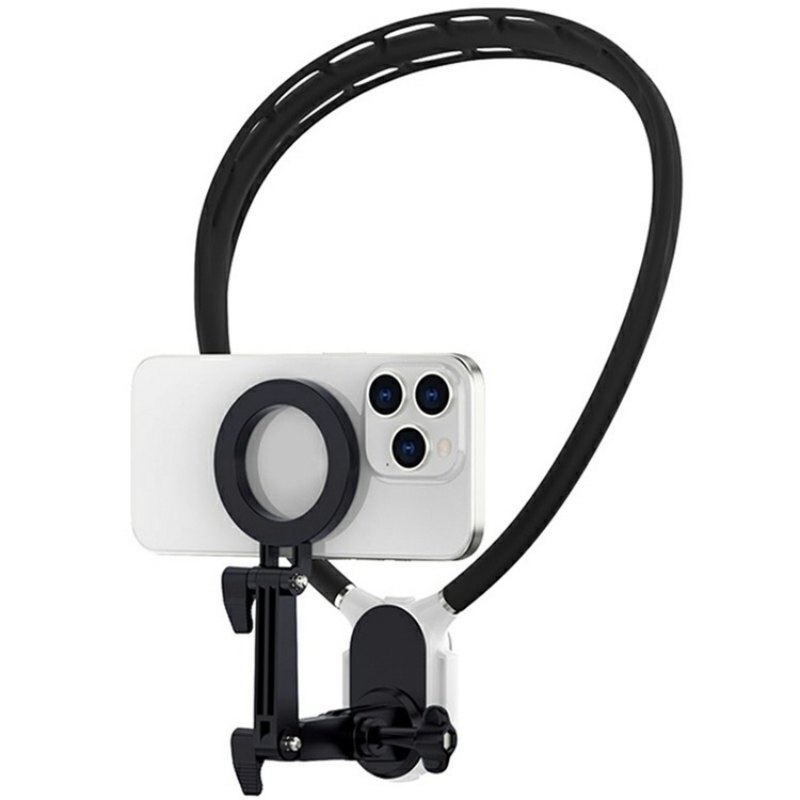SX-P05 Magnetic Collar Phone Clamp Bracket POV View Mount(Black) SX-P05 Magnetic Collar Phone Clamp Bracket POV View Mount(Black)