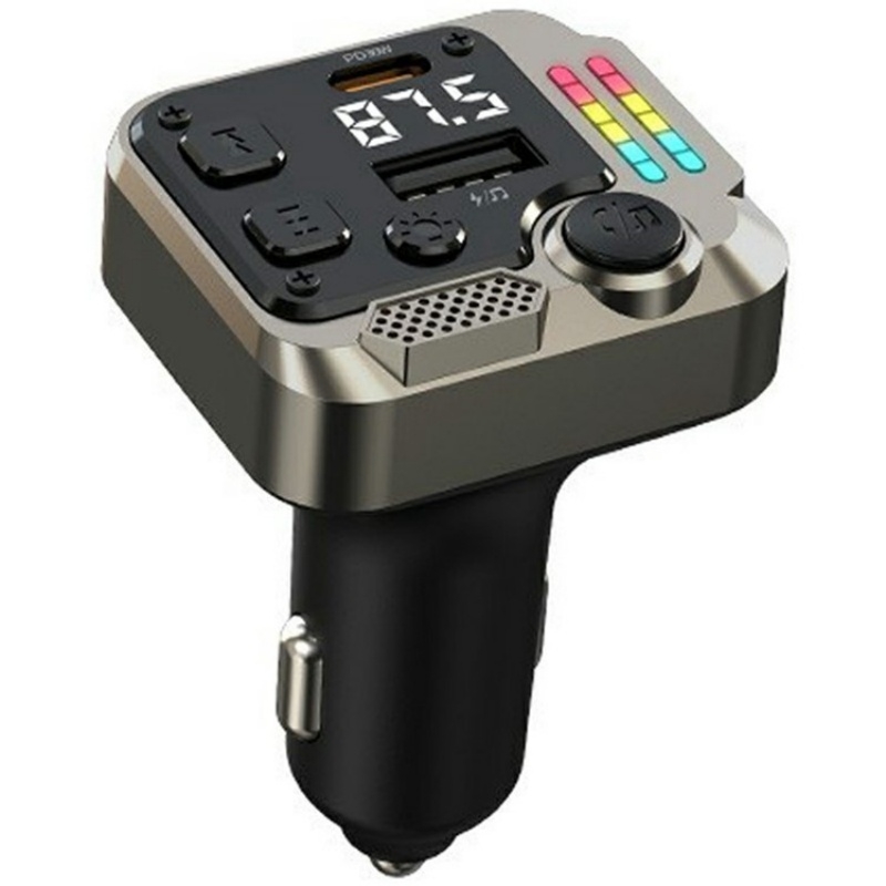 C68 Dual Port Bluetooth FM Transmitter PD 30W Car Charger Music Player Hands-Free Call C68 Dual Port Bluetooth FM Transmitter PD 30W Car Charger Music Player Hands-Free Call