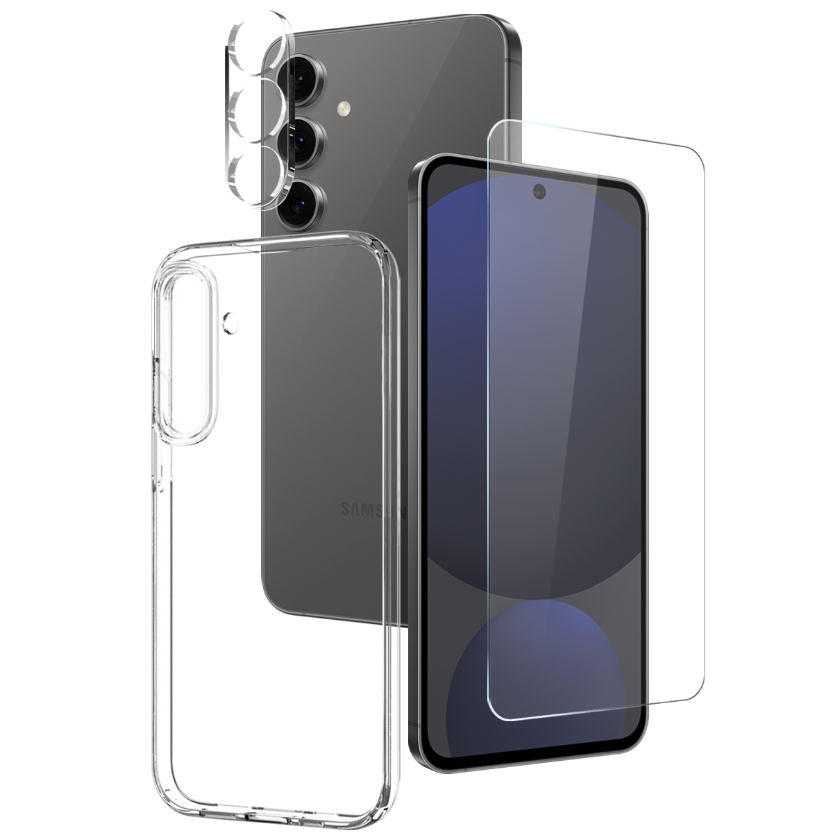 For Samsung Galaxy S25 5G NORTHJO TPU Case with Screen and Lens Film, Support Fingerprint Unlock(Transparent) For Samsung Galaxy S25 5G NORTHJO TPU Case with Screen and Lens Film, Support Fingerprint Unlock(Transparent)