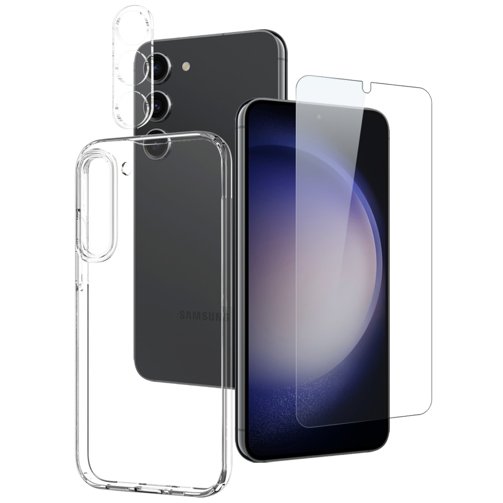 For Samsung Galaxy S23 5G NORTHJO TPU Case with Screen and Lens Film, Support Fingerprint Unlock(Transparent) For Samsung Galaxy S23 5G NORTHJO TPU Case with Screen and Lens Film, Support Fingerprint Unlock(Transparent)