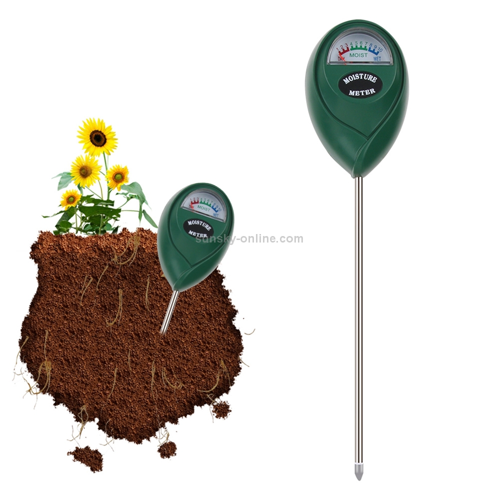 RZ100 Mini Soil PH Moisture Humidity Measuring PH Meter Soil Moisture Monitor Hygrometer Gardening Plant Farming Moisture Tester