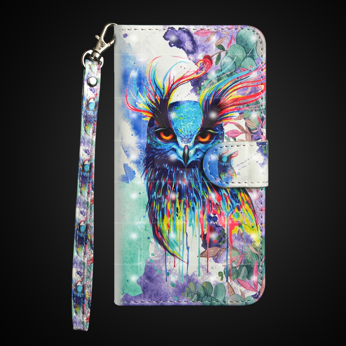 For iPhone 11 Pro 3D Visual Painting Horizontal Flip Leather Casefor iPhone 11, with Holder & Card Slot & Wallet & Lanyard (Colored owl) For iPhone 11 Pro 3D Visual Painting Horizontal Flip Leather Casefor iPhone 11, with Holder & Card Slot & Wallet & Lanyard (Colored owl)