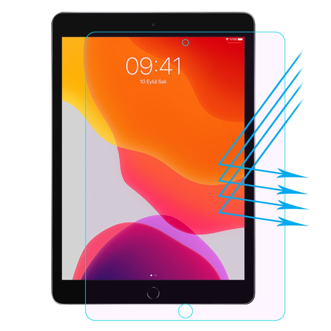 For iPad 10.2 2021 / 2020 / 2019 ENKAY Hat-Prince 0.33mm 9H Surface Hardness 2.5D Explosion-proof Anti-Blue-Ray Tempered Glass Film For iPad 10.2 2021 / 2020 / 2019 ENKAY Hat-Prince 0.33mm 9H Surface Hardness 2.5D Explosion-proof Anti-Blue-Ray Tempered Glass Film