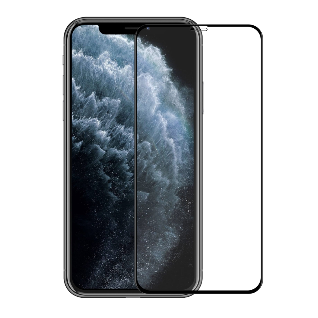 For iPhone 11 / XR Pro Max / XS Max ENKAY Hat-Prince 0.26mm 9H 6D Curved Full Screen Tempered Glass Film