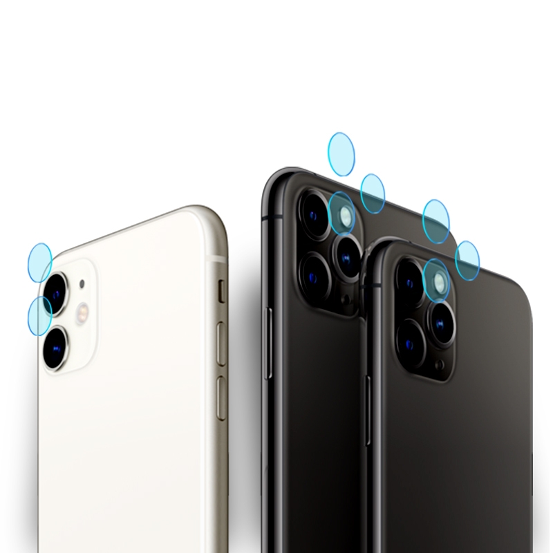For iPhone 11 Pro Max mocolo 0.15mm 9H 2.5D Round Edge Rear Camera Lens Tempered Glass Film For iPhone 11 Pro Max mocolo 0.15mm 9H 2.5D Round Edge Rear Camera Lens Tempered Glass Film