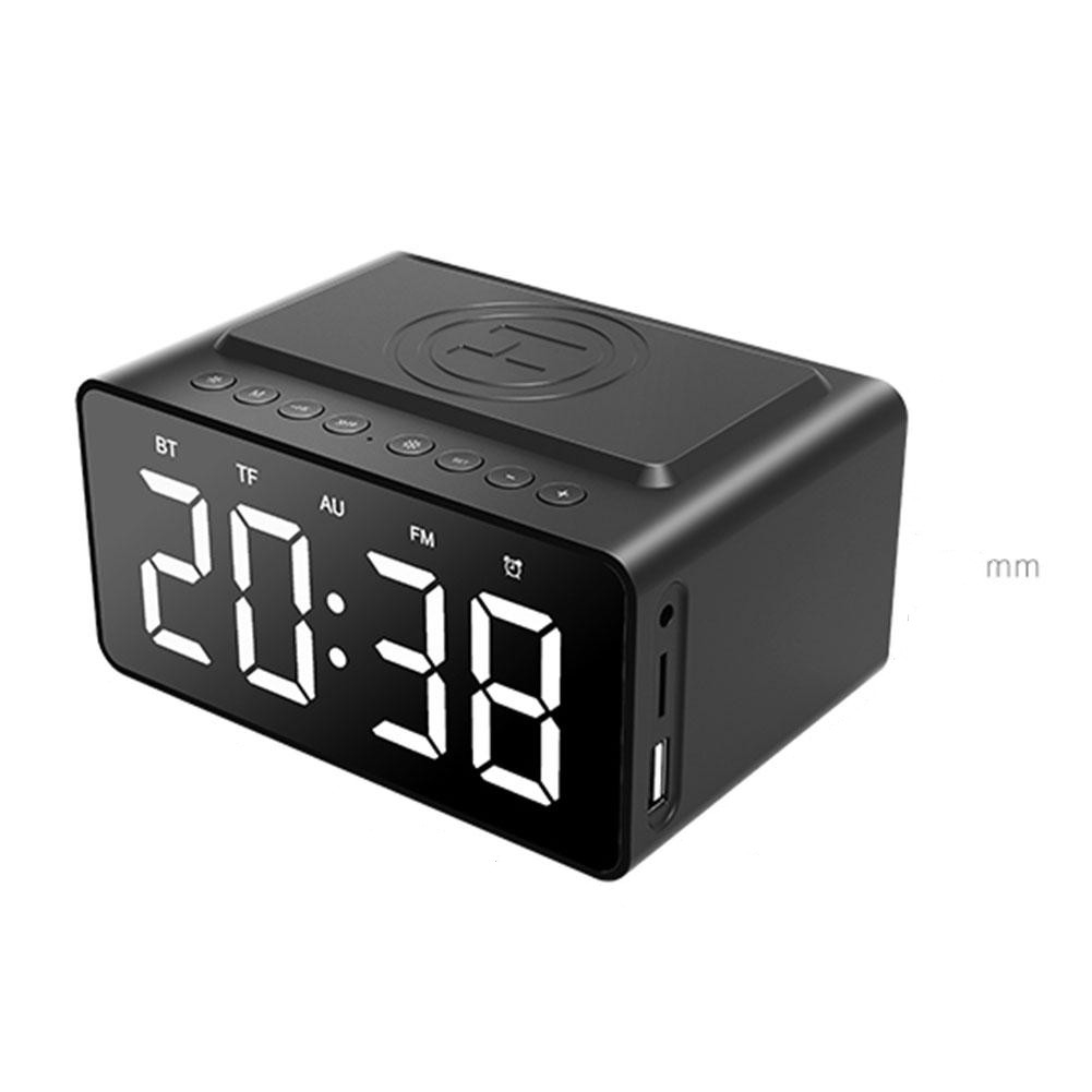 AEC BT508 Wireless Charging Bluetooth Speaker LED Alarm Clock Power Bank Three-In-One Speaker AEC BT508 Wireless Charging Bluetooth Speaker LED Alarm Clock Power Bank Three-In-One Speaker