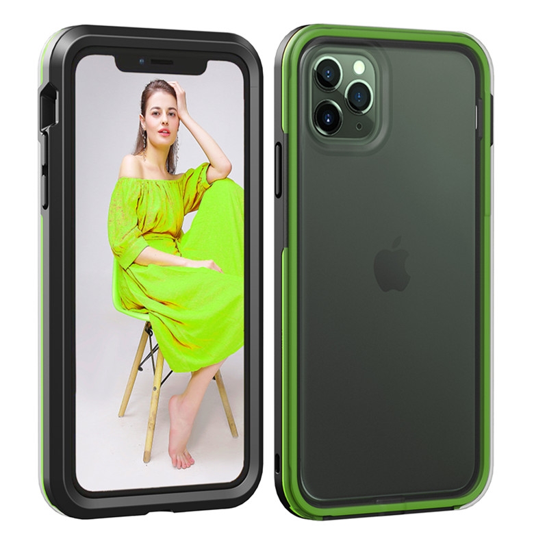 For iPhone 11 Pro TPU+PC Polish CaseDrop & Shockproof & Scratch-Resistant(Black+Green) For iPhone 11 Pro TPU+PC Polish CaseDrop & Shockproof & Scratch-Resistant(Black+Green)