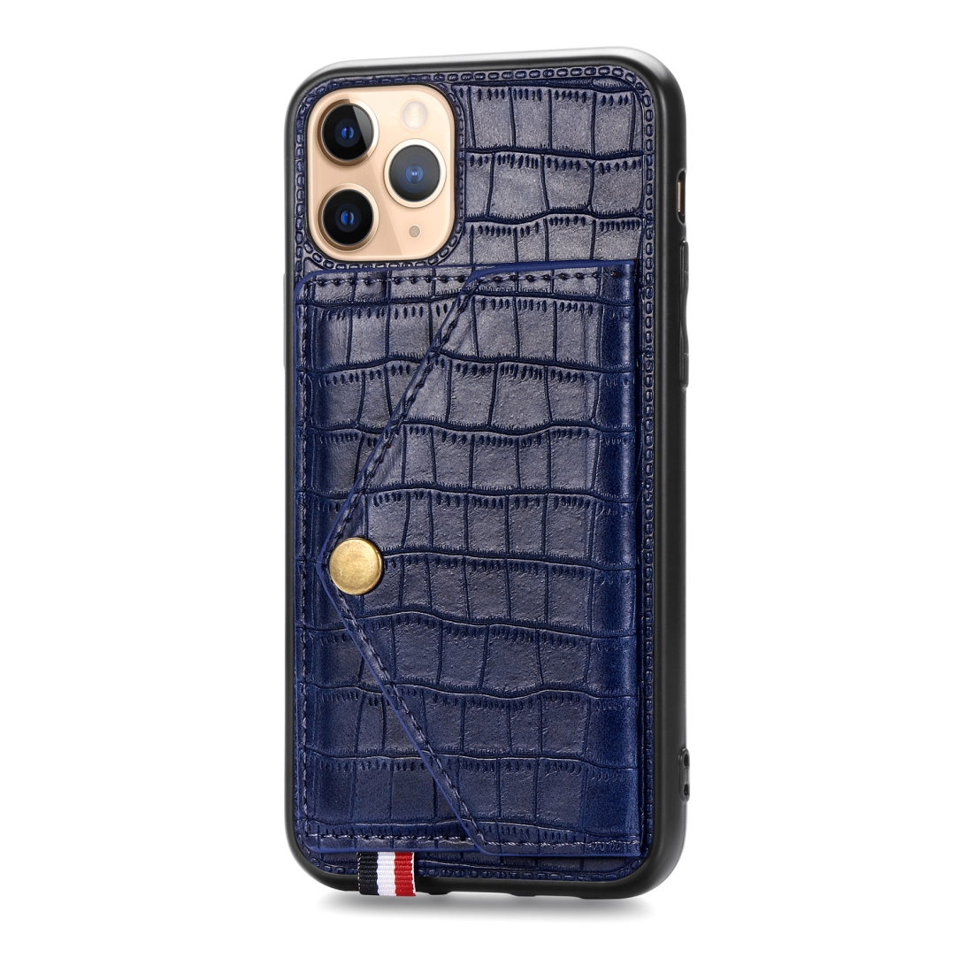 For iPhone 11 Pro Max Crocodile Pattern PU+TPU+PVC Shatter-resistant Mobile Phone Case with Magnetic Invisible Holder & Holder & Card Slots(Sapphire Blue) For iPhone 11 Pro Max Crocodile Pattern PU+TPU+PVC Shatter-resistant Mobile Phone Case with Magnetic Invisible Holder & Holder & Card Slots(Sapphire Blue)