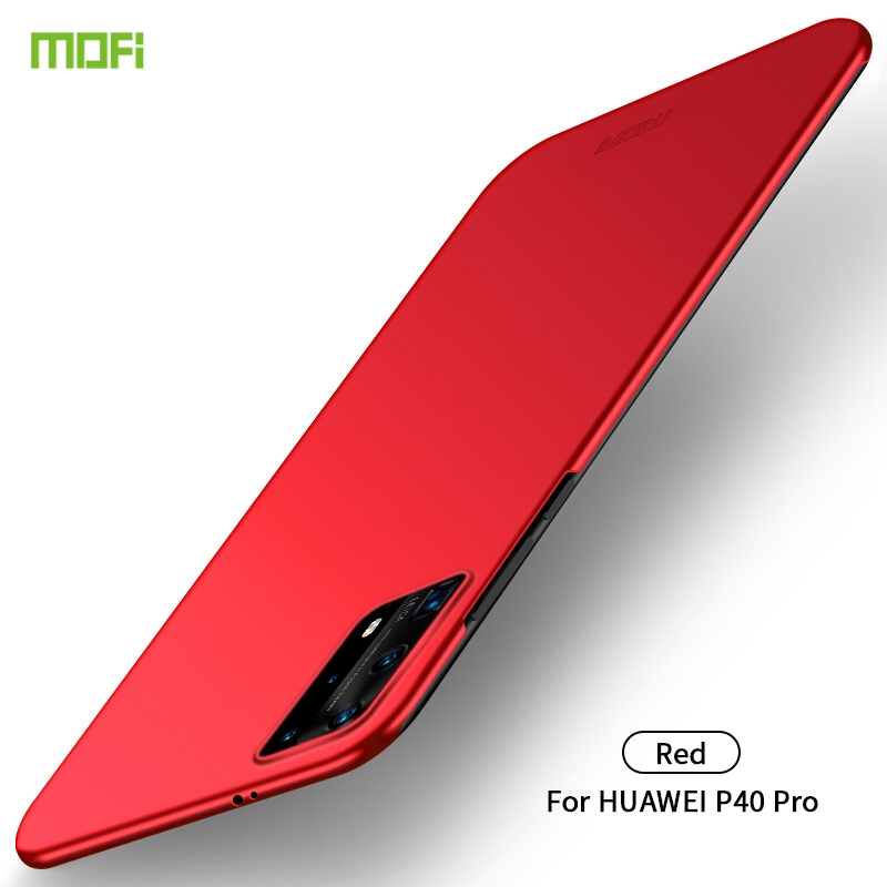 For Huawei P40 Pro MOFI Frosted PC Ultra-thin Hard Case(Red)