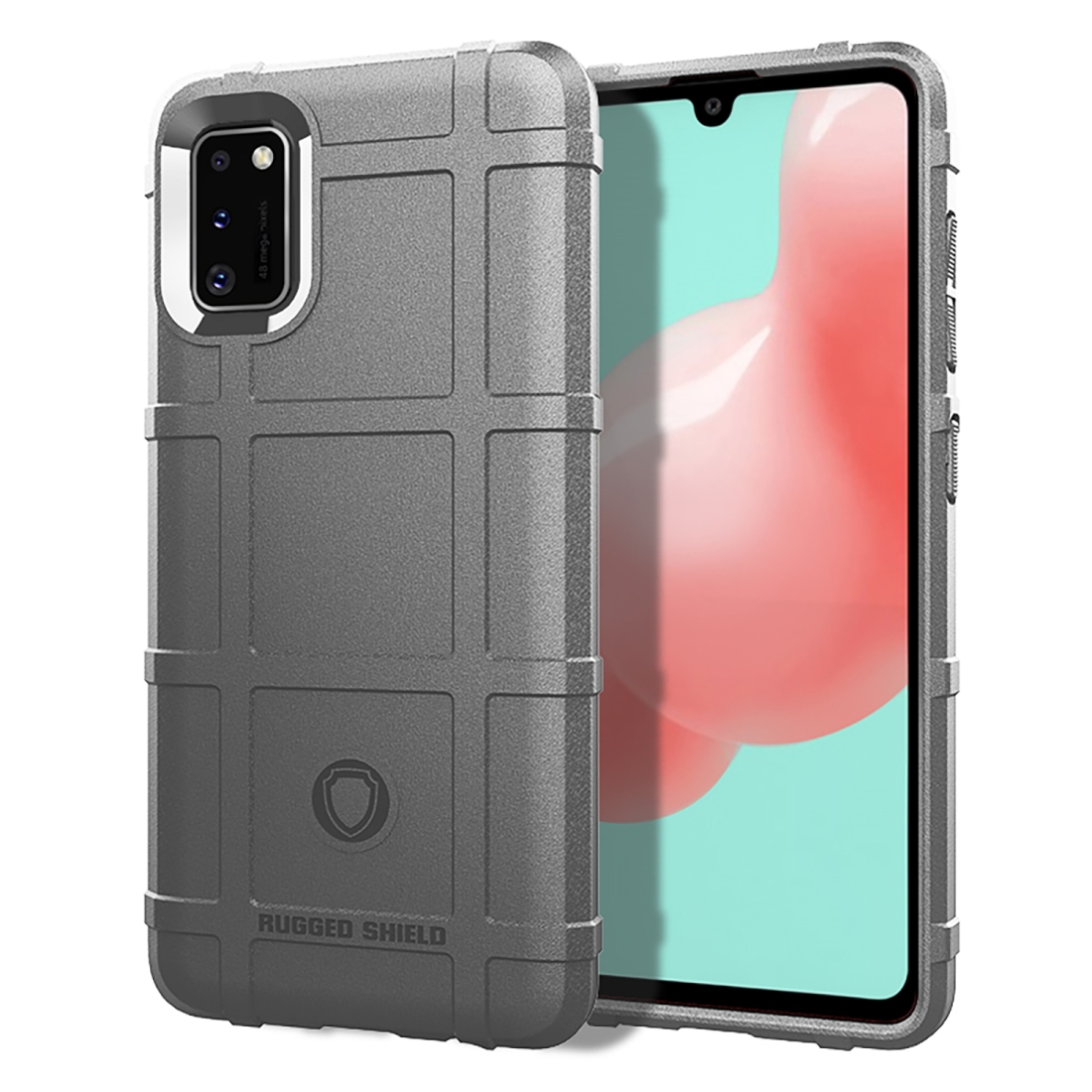 For Galaxy A41 Full Coverage Shockproof TPU Case(Grey) For Galaxy A41 Full Coverage Shockproof TPU Case(Grey)