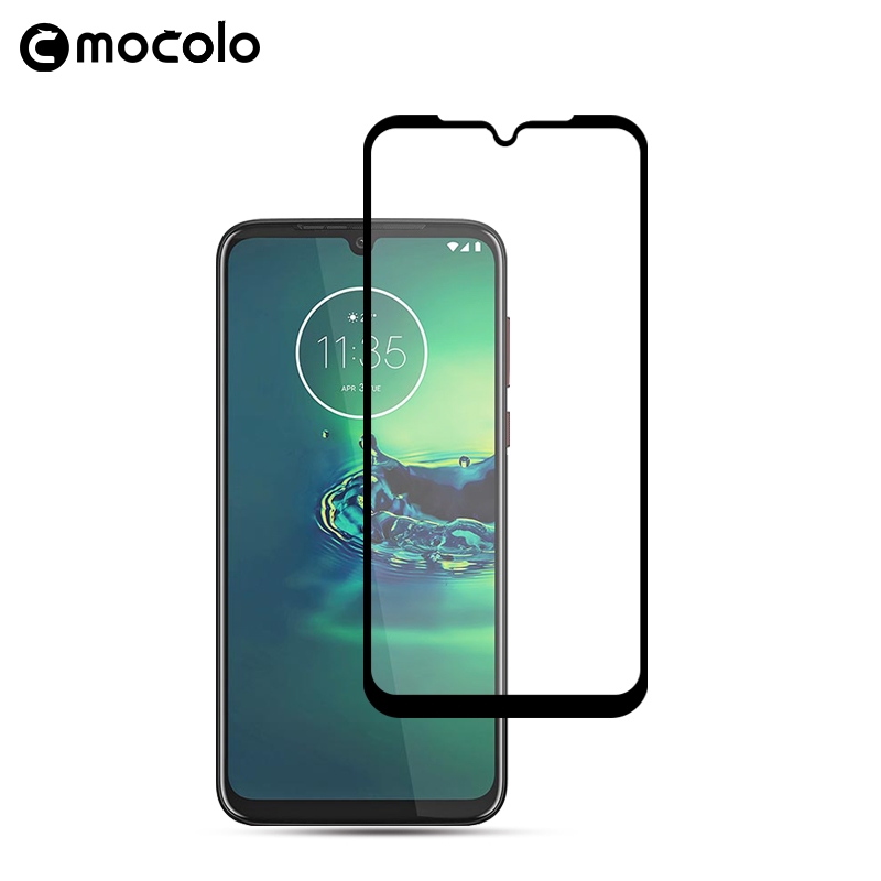 For Moto G8 Plus mocolo 0.33mm 9H 2.5D Full Glue Tempered Glass Film