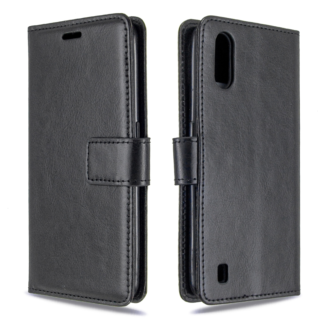 For Galaxy A01 Crazy Horse Texture Horizontal Flip Leather Case with Holder & Card Slots & Wallet & Photo Frame(black) For Galaxy A01 Crazy Horse Texture Horizontal Flip Leather Case with Holder & Card Slots & Wallet & Photo Frame(black)