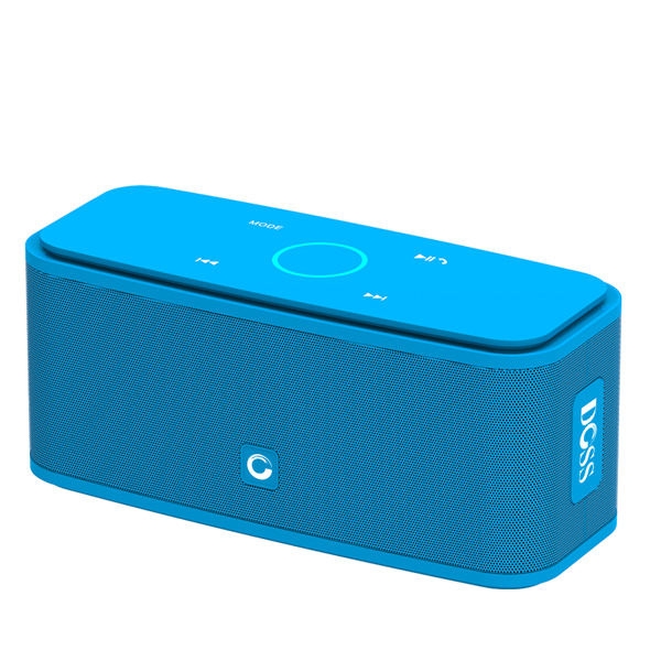 DOSSTouch Control Bluetooth Speaker 2x6W Portable Wireless Speakers Stereo Sound Box with Bass and Built-in Mic(Blue) DOSSTouch Control Bluetooth Speaker 2x6W Portable Wireless Speakers Stereo Sound Box with Bass and Built-in Mic(Blue)