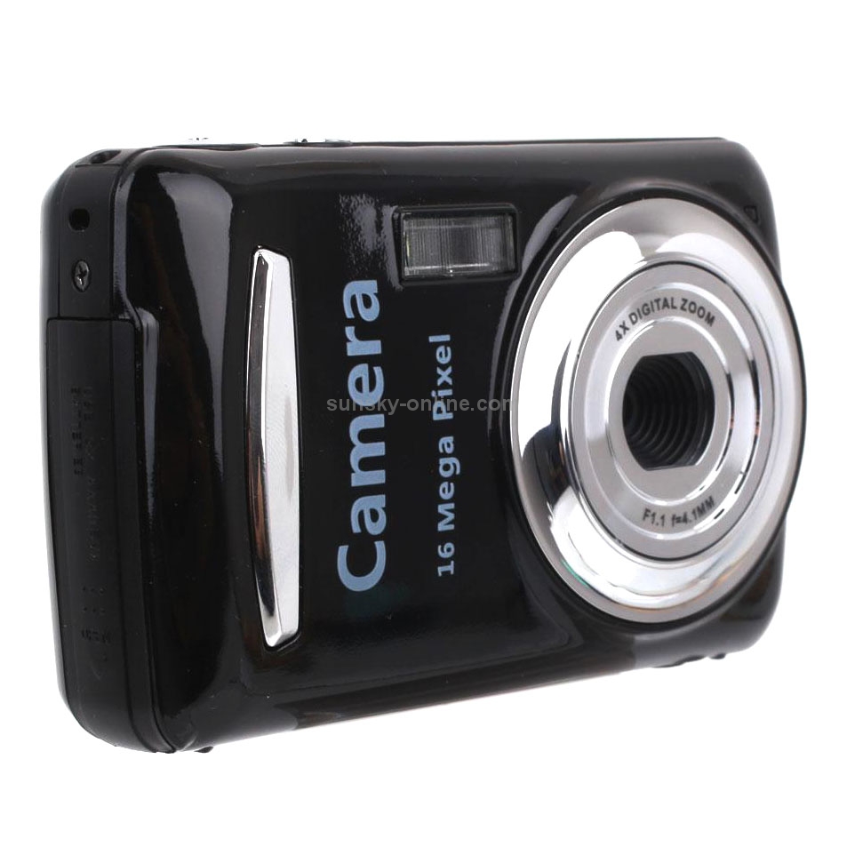 2.4 Inch 16MP 720P Mini LSR Cam Digital Camera for Kids Baby Cute Cartoon Multifunction Toy Camera Children Birthday(Black)