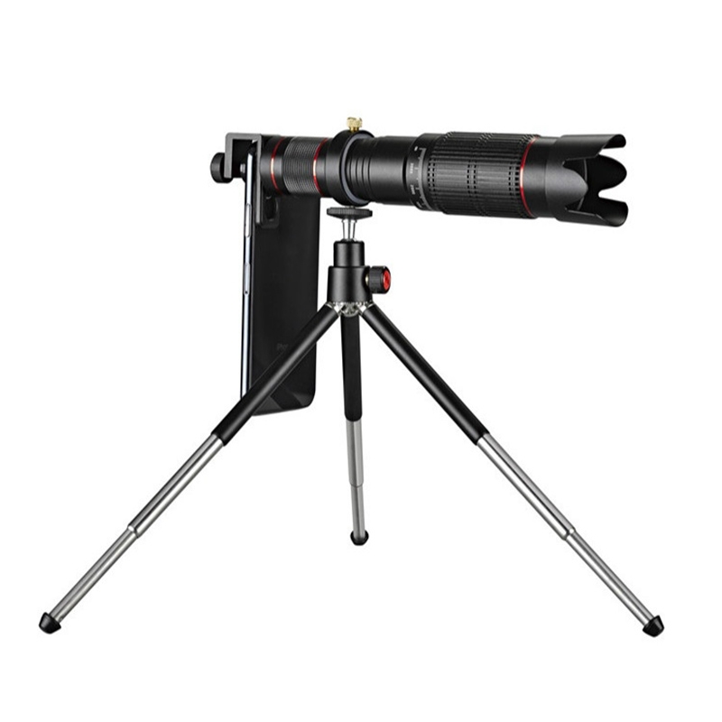 Universal External 36X Zoom Telephoto Phone Telescope Lens with Tripod Mount & Mobile Phone Clip & Bluetooth Remote Controller Universal External 36X Zoom Telephoto Phone Telescope Lens with Tripod Mount & Mobile Phone Clip & Bluetooth Remote Controller