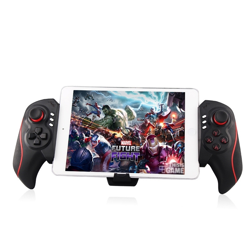 BTC-938 Wireless Bluetooth Telescopic Multifunctional Gamepad for Android / IOS / PC System(Black Red) BTC-938 Wireless Bluetooth Telescopic Multifunctional Gamepad for Android / IOS / PC System(Black Red)