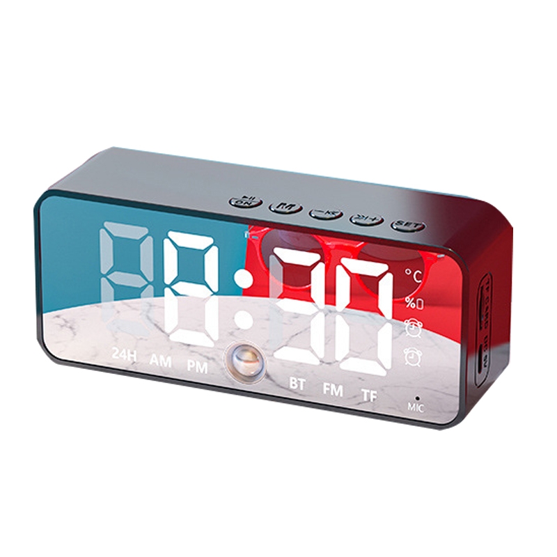 G50 AI Intelligent Voice Control Mini Mirror Alarm Bluetooth Speaker Support TF Card(Black) G50 AI Intelligent Voice Control Mini Mirror Alarm Bluetooth Speaker Support TF Card(Black)