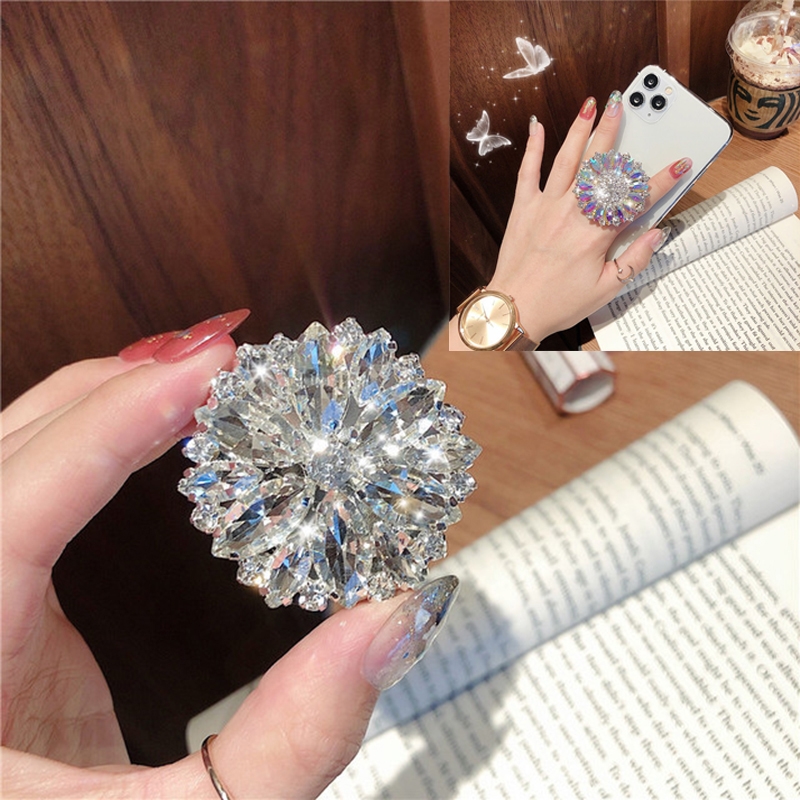2 PCS Lazy Man Live Shooting Mobile Phone Rotating Ring Buckle Holder, Style:Small Diamond 2 PCS Lazy Man Live Shooting Mobile Phone Rotating Ring Buckle Holder, Style:Small Diamond