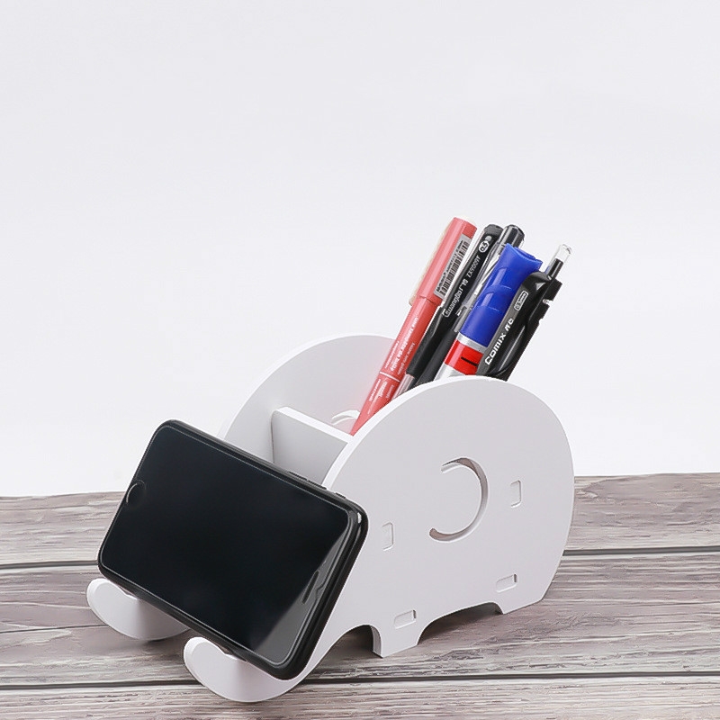 3 PCS Multifunctional Elephant Desktop Wooden Storage Box Mobile Phone Holder 3 PCS Multifunctional Elephant Desktop Wooden Storage Box Mobile Phone Holder