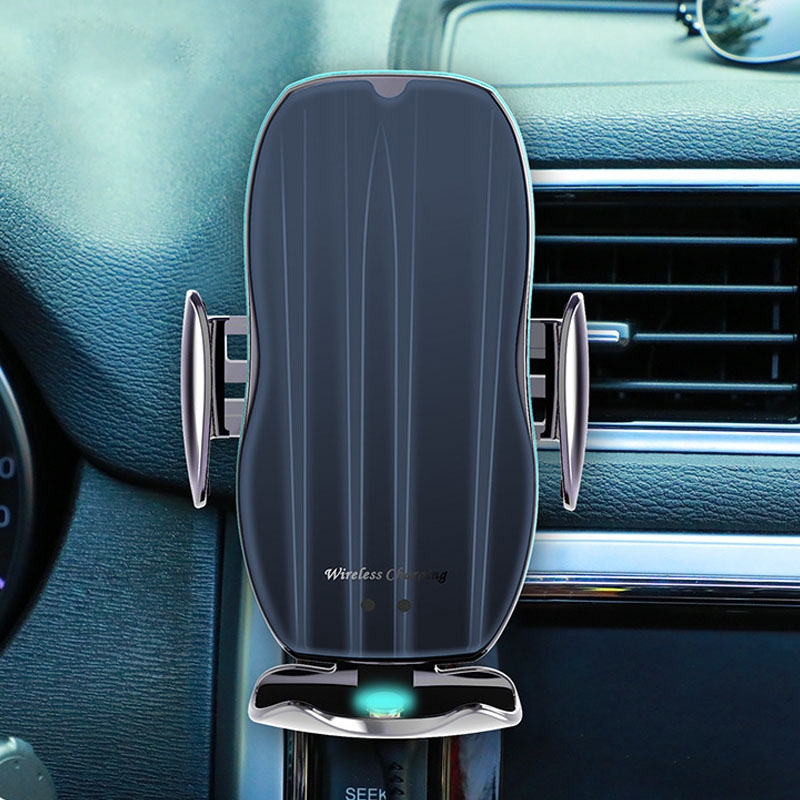 H8 Infrared Induction Magic Clip Magnetic Car Phone Navigation Wireless Charging Bracket Fast Charging(Low-key Black) H8 Infrared Induction Magic Clip Magnetic Car Phone Navigation Wireless Charging Bracket Fast Charging(Low-key Black)