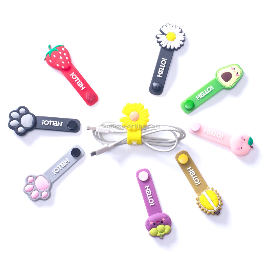20 PCS F607 Data Cable Winder Travel Headset Charging Cable Finishing Buckle Household Multifunctional Silicone Winding Fixing Buckle, Random Style Delivery 20 PCS F607 Data Cable Winder Travel Headset Charging Cable Finishing Buckle Household Multifunctional Silicone Winding Fixing Buckle, Random Style Delivery