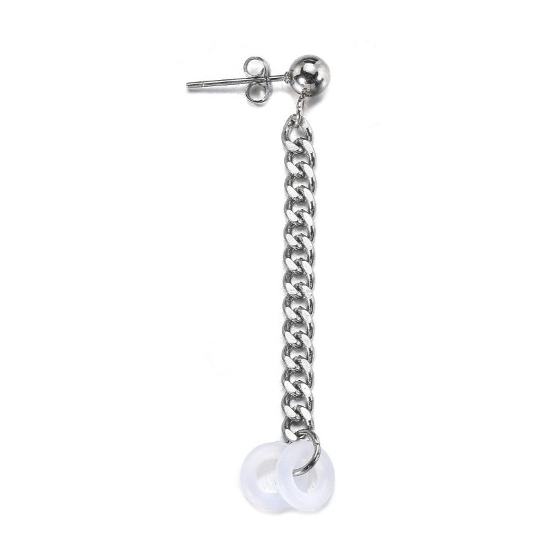 Anti-lost Simple & Creative Earrings Universal Bluetooth Headset(Steel color) Anti-lost Simple & Creative Earrings Universal Bluetooth Headset(Steel color)