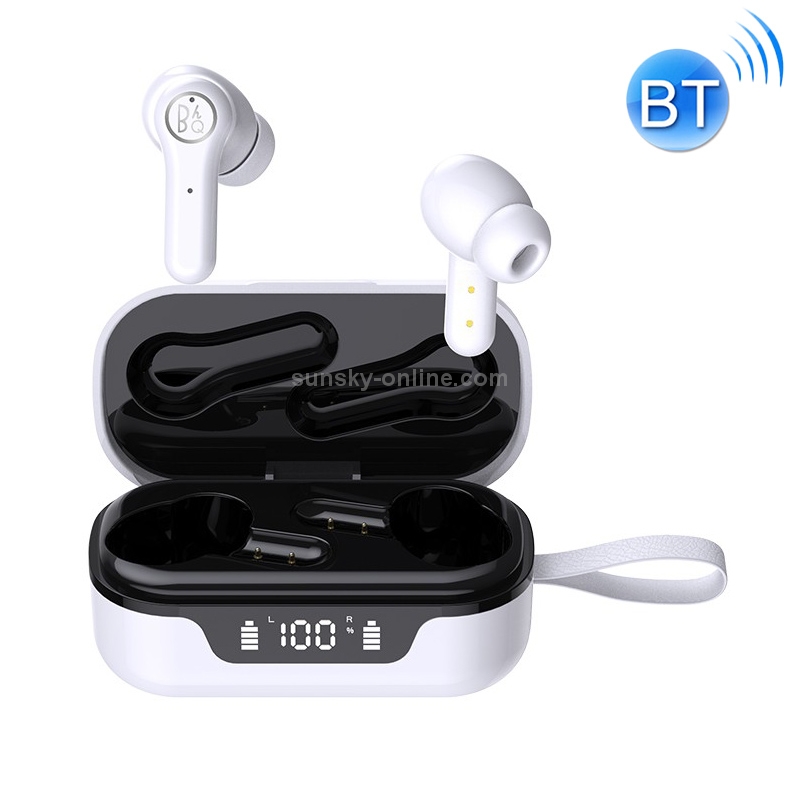 ANC Business Sports TWS Stereo Dual Ears Bluetooth V5.0+EDR Earphone with Charging Box(White) ANC Business Sports TWS Stereo Dual Ears Bluetooth V5.0+EDR Earphone with Charging Box(White)