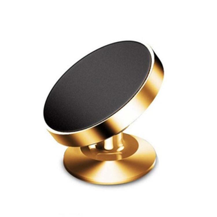 Car Phone Holder Alloy Magnetic Universal Dual Ball Rotating Car Phone Holder,, Color: Golden (Single Ball) Car Phone Holder Alloy Magnetic Universal Dual Ball Rotating Car Phone Holder,, Color: Golden (Single Ball)