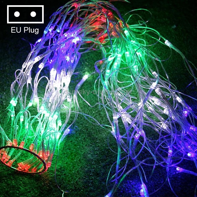 120LEDs Spider Web Lamp Christmas String Lights Fairy Party Garden Wedding Decoration, EU Plug