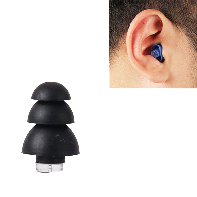 Anti-Noise Sleep Earplugs Silicone Soundproof Earplugs Industrial Noise Cancelling Silent Earplugs(Black) Anti-Noise Sleep Earplugs Silicone Soundproof Earplugs Industrial Noise Cancelling Silent Earplugs(Black)