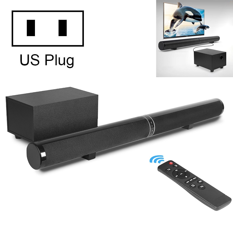 LP-1807P 45W Home Theater Audio Subwoofer Echo Wall Soundbar, Plug Type:US Plug(Black) LP-1807P 45W Home Theater Audio Subwoofer Echo Wall Soundbar, Plug Type:US Plug(Black)