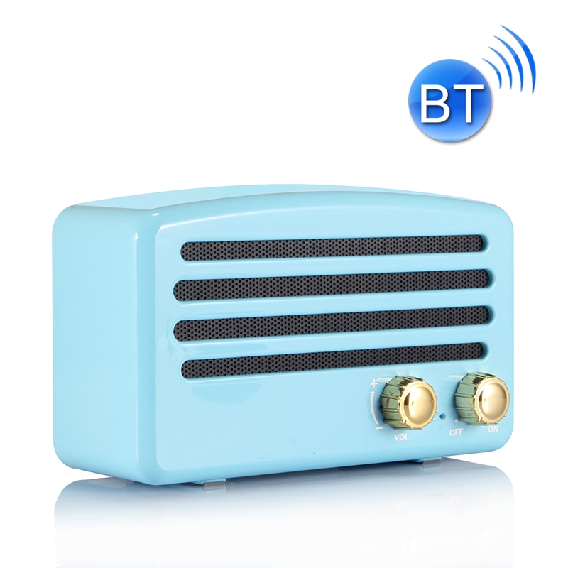 T5 Retro Gramophone Bluetooth Speaker Portable Wireless Outdoor Mini Speaker(Blue)