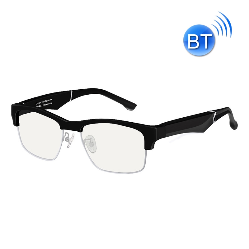 Anti-Blue Light Sports Wireless Stereo Smart Bluetooth Glasses Earphone, Colour: K2 Transparent Black Silver Anti-Blue Light Sports Wireless Stereo Smart Bluetooth Glasses Earphone, Colour: K2 Transparent Black Silver
