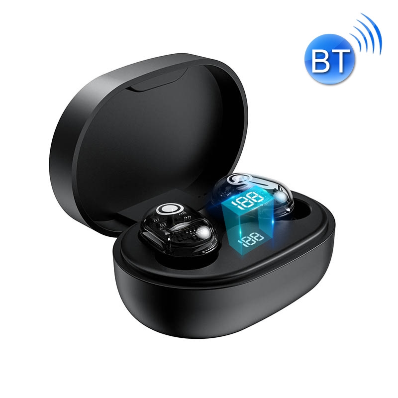 DSH-17 TWS Noise Cancelling Touch Digital Display Transparent Panel Wireless Bluetooth Headset DSH-17 TWS Noise Cancelling Touch Digital Display Transparent Panel Wireless Bluetooth Headset