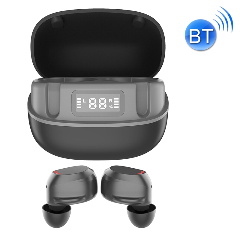 U6 TWS Noise Cancelling Digital Display Touch Mini Wireless Bluetooth Earphone(Black) U6 TWS Noise Cancelling Digital Display Touch Mini Wireless Bluetooth Earphone(Black)