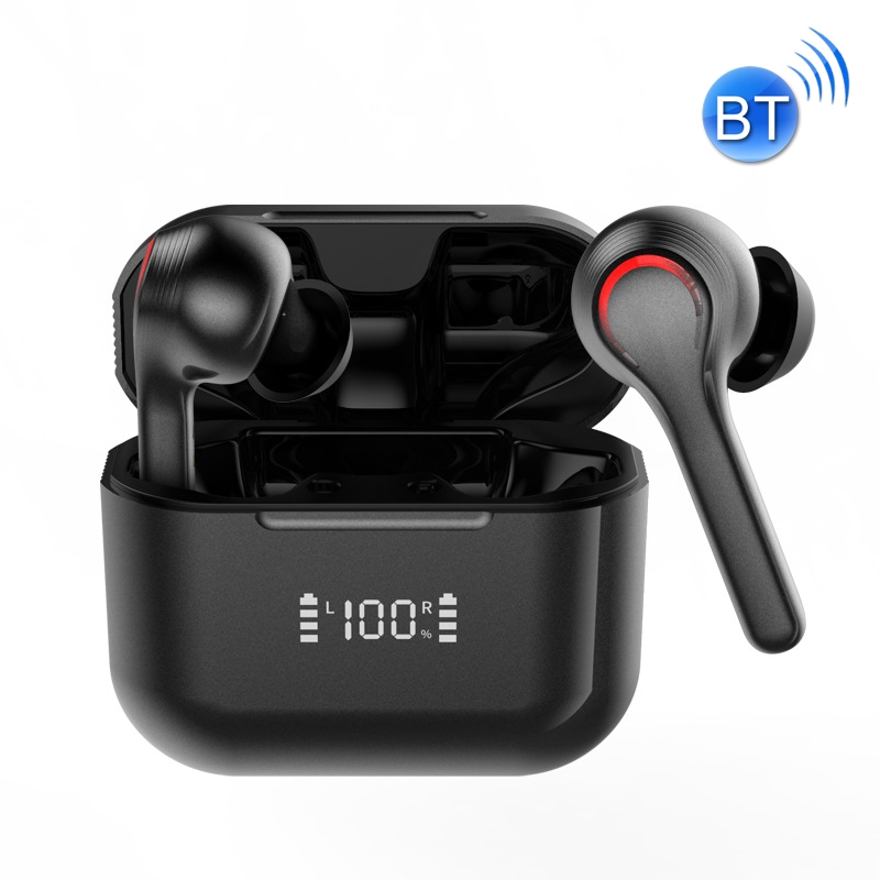 A6 TWS Noise Cancelling Sports Mini In-Ear Digital Display Wireless Bluetooth Earphone(Black) A6 TWS Noise Cancelling Sports Mini In-Ear Digital Display Wireless Bluetooth Earphone(Black)
