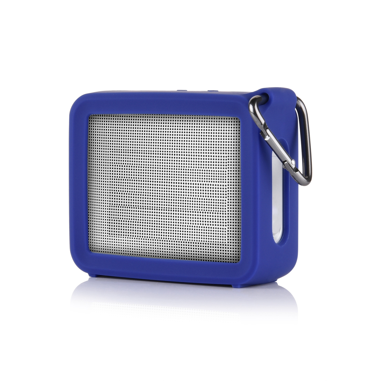 2 PCS For JBL GO2 Bluetooth Speaker Silicone Protective Case Four-corner Anti-fall Sound Case with Carabiner(Blue) 2 PCS For JBL GO2 Bluetooth Speaker Silicone Protective Case Four-corner Anti-fall Sound Case with Carabiner(Blue)