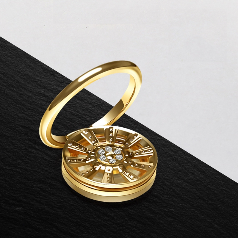 3 PCS Ring Gyro Phone Holder Zinc Alloy Multi-Function Rotating Phone Ring Holder, Colour: With Diamonds (Gold) 3 PCS Ring Gyro Phone Holder Zinc Alloy Multi-Function Rotating Phone Ring Holder, Colour: With Diamonds (Gold)