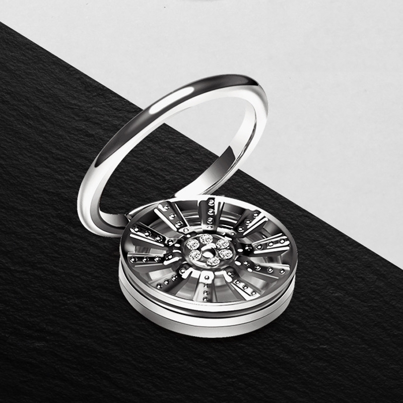 3 PCS Ring Gyro Phone Holder Zinc Alloy Multi-Function Rotating Phone Ring Holder, Colour: With Diamonds (Silver) 3 PCS Ring Gyro Phone Holder Zinc Alloy Multi-Function Rotating Phone Ring Holder, Colour: With Diamonds (Silver)