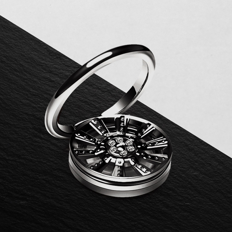 3 PCS Ring Gyro Phone Holder Zinc Alloy Multi-Function Rotating Phone Ring Holder, Colour: With Diamonds (Black) 3 PCS Ring Gyro Phone Holder Zinc Alloy Multi-Function Rotating Phone Ring Holder, Colour: With Diamonds (Black)