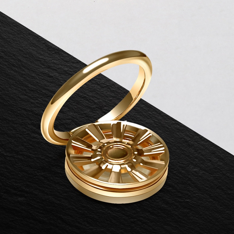 3 PCS Ring Gyro Phone Holder Zinc Alloy Multi-Function Rotating Phone Ring Holder, Colour: Without Diamonds (Gold) 3 PCS Ring Gyro Phone Holder Zinc Alloy Multi-Function Rotating Phone Ring Holder, Colour: Without Diamonds (Gold)