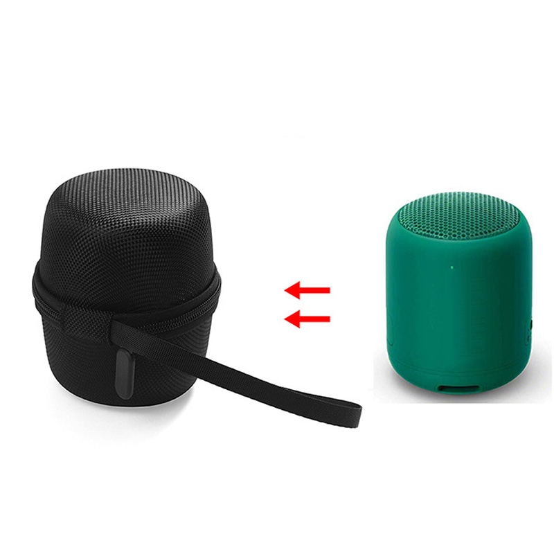 2 PCS Bluetooth Speaker Portable Protective Case For Sony SRS-XB12(Black) 2 PCS Bluetooth Speaker Portable Protective Case For Sony SRS-XB12(Black)