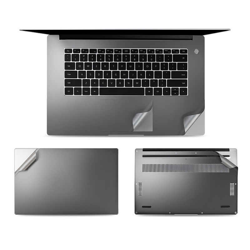 JRC 4 In 1 0.2mm Metal Texture Upper Cover Film + Bottom Cover Film + Full-Support Film + Touchpad Film Laptop Body Protective Film Sticker Set For Huawei MateBook D 15.6 inch (Gray) JRC 4 In 1 0.2mm Metal Texture Upper Cover Film + Bottom Cover Film + Full-Support Film + Touchpad Film Laptop Body Protective Film Sticker Set For Huawei MateBook D 15.6 inch (Gray)