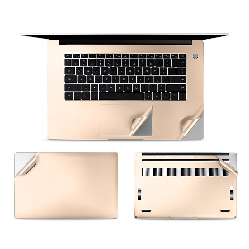 JRC 4 In 1 0.2mm Metal Texture Upper Cover Film + Bottom Cover Film + Full-Support Film + Touchpad Film Laptop Body Protective Film Sticker Set For Huawei MateBook D 15.6 inch (Champagne Gold) JRC 4 In 1 0.2mm Metal Texture Upper Cover Film + Bottom Cover Film + Full-Support Film + Touchpad Film Laptop Body Protective Film Sticker Set For Huawei MateBook D 15.6 inch (Champagne Gold)