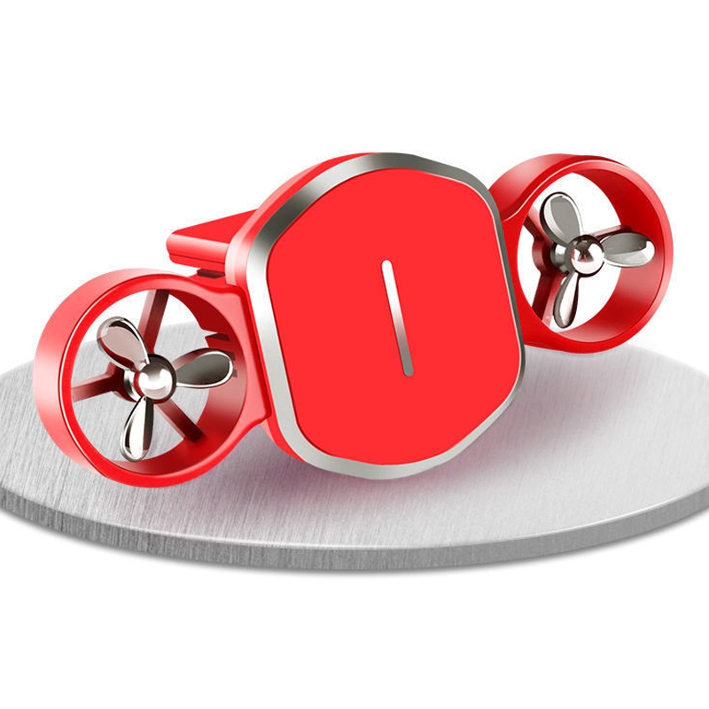 Multi-Function Car Bracket Magnetic Rotation Airport Navigation Car Mobile Phone Bracket(Red) Multi-Function Car Bracket Magnetic Rotation Airport Navigation Car Mobile Phone Bracket(Red)